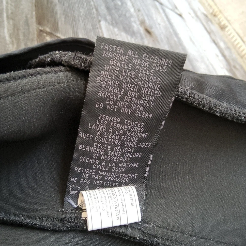 Steve Madden Charcoal Zip-Up Jacket Size Small Petite 7/8